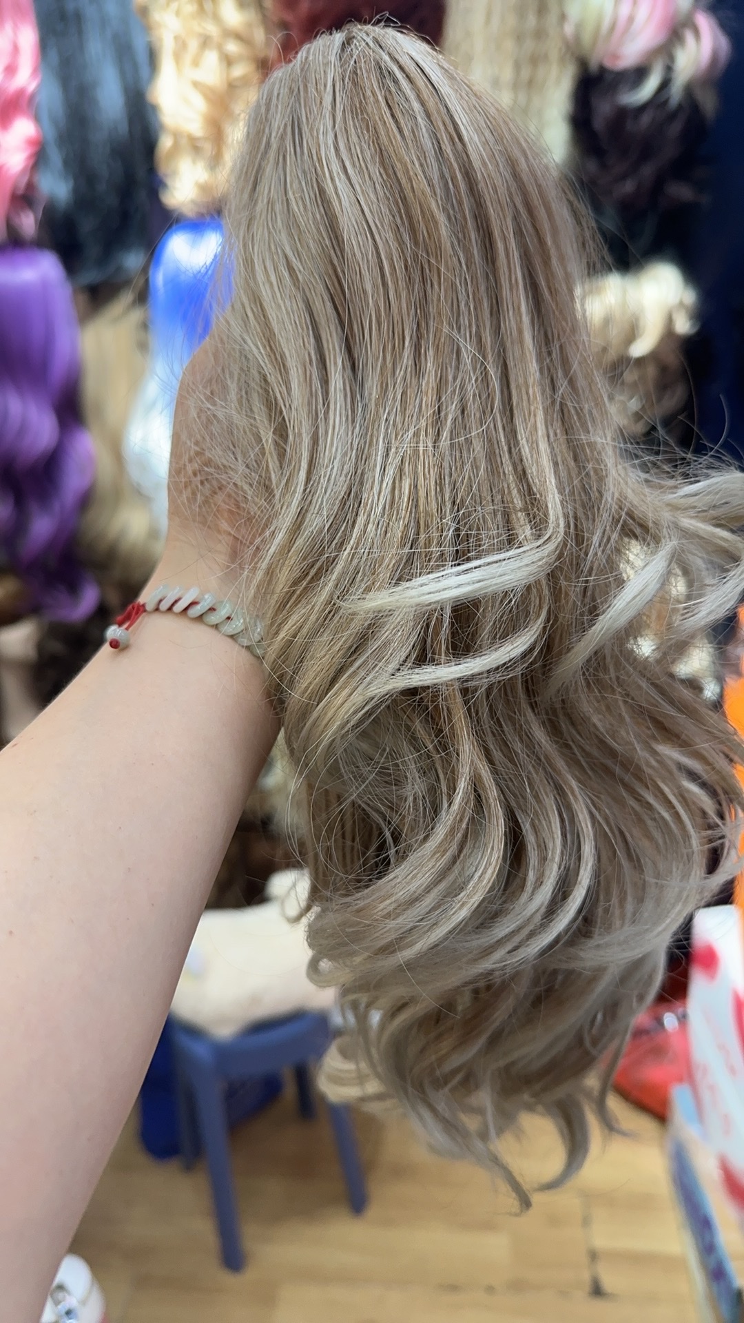 假发头饰樱桃头绳毛绒配饰滴油