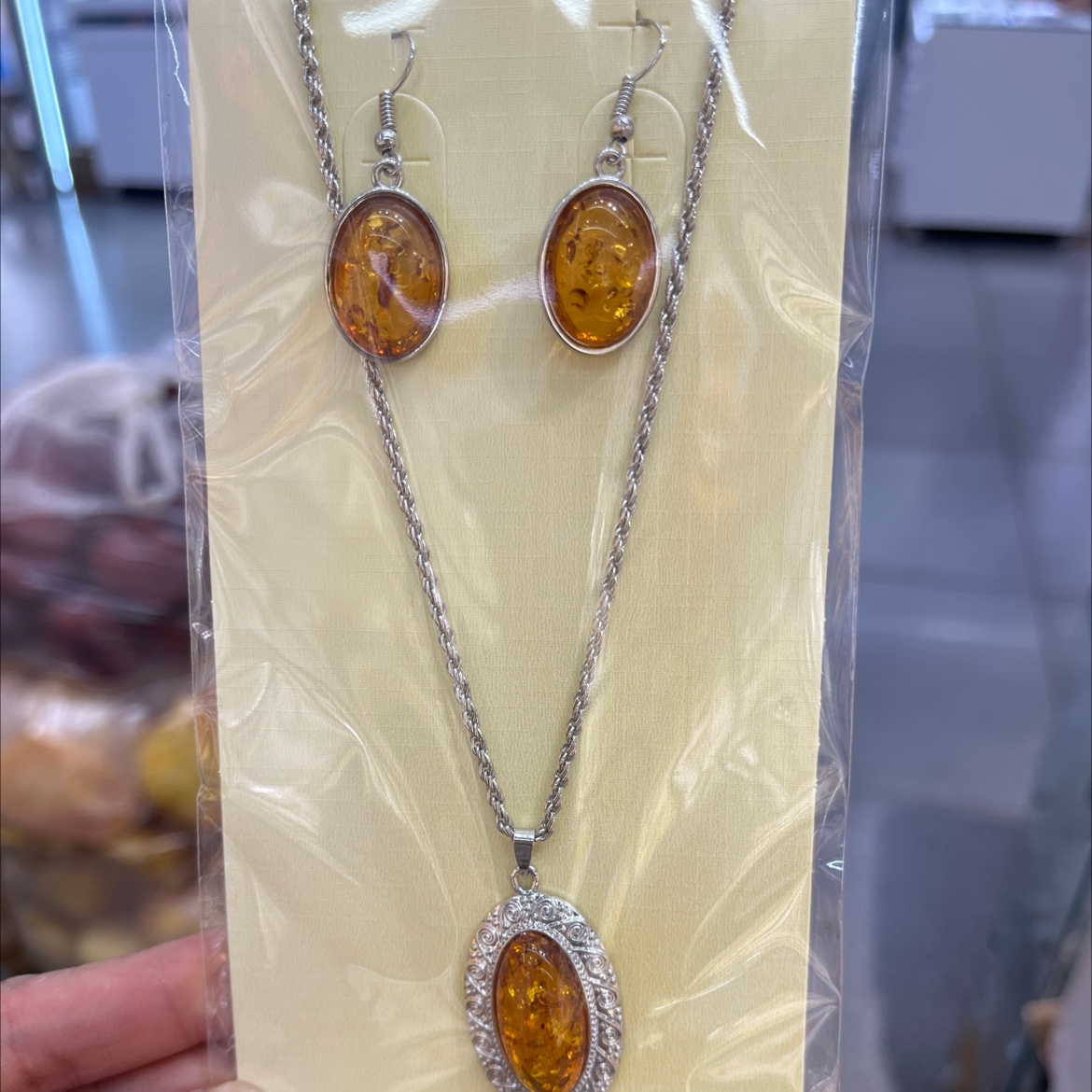 高仿琥珀文玩时尚手饰女款套链饰品