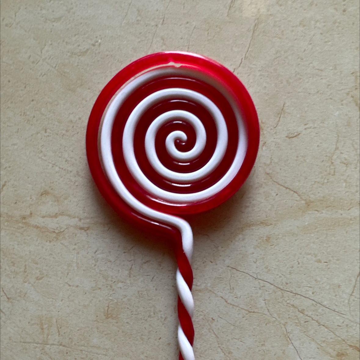 圣诞挂件 双色棒棒糖 