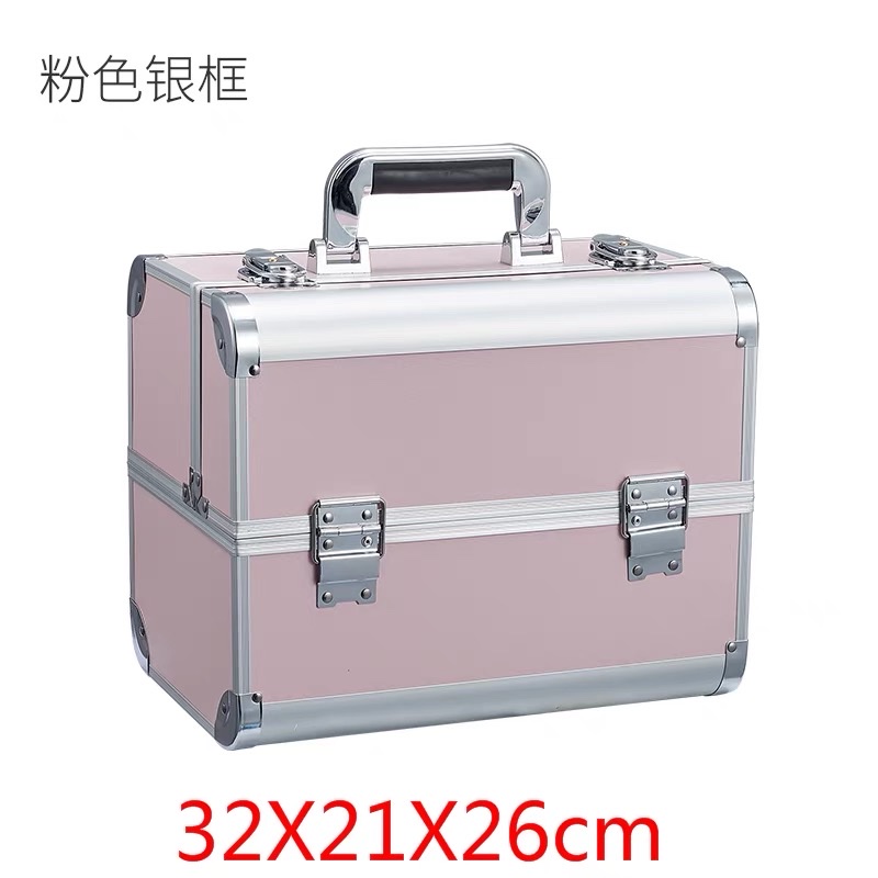 多功能专业大容量纹绣化妆品美甲美睫摆摊上门手提收纳五金工具箱详情图8