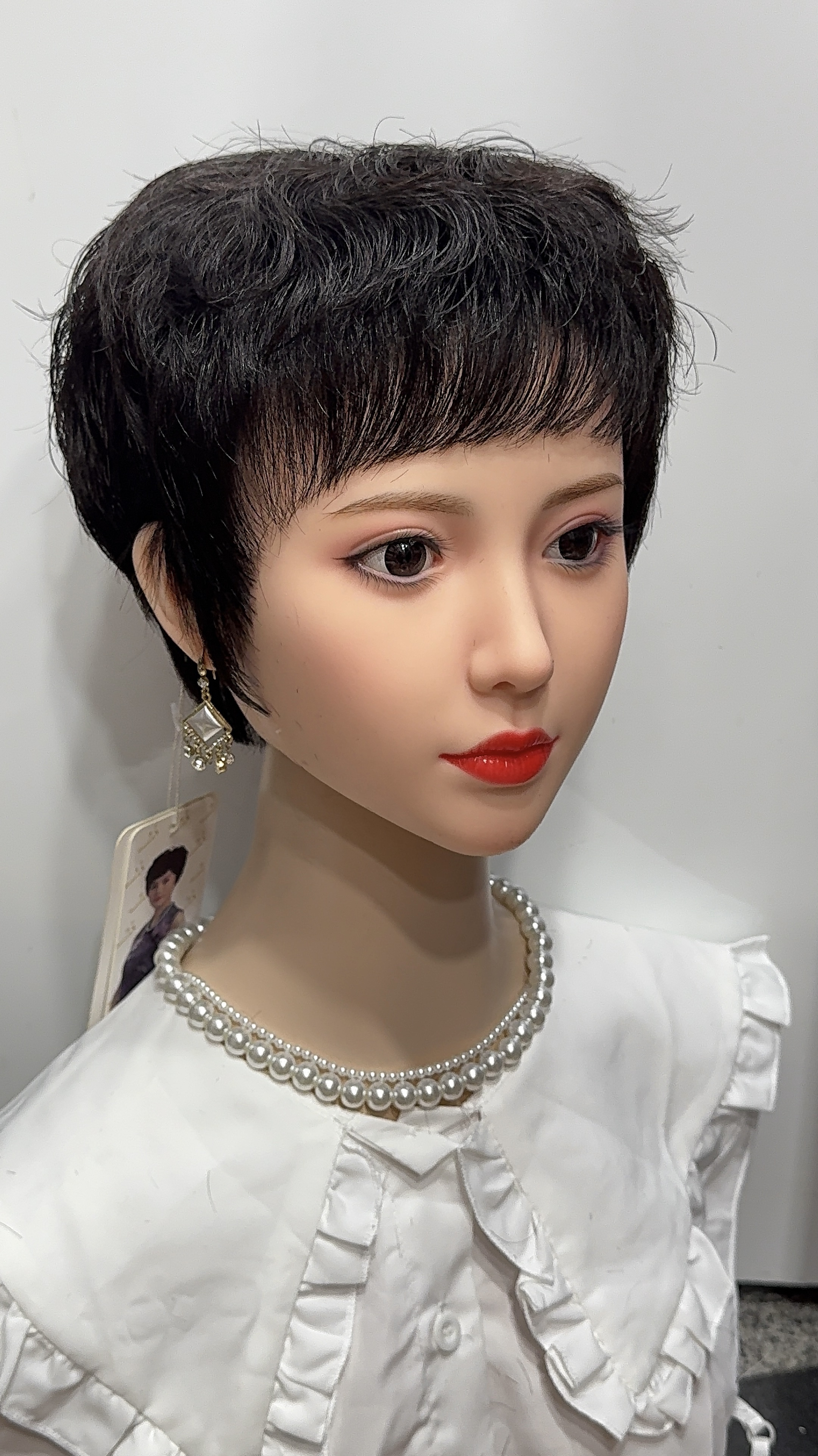 Natural, fluffy, light and comfortable real hair wig Specification image