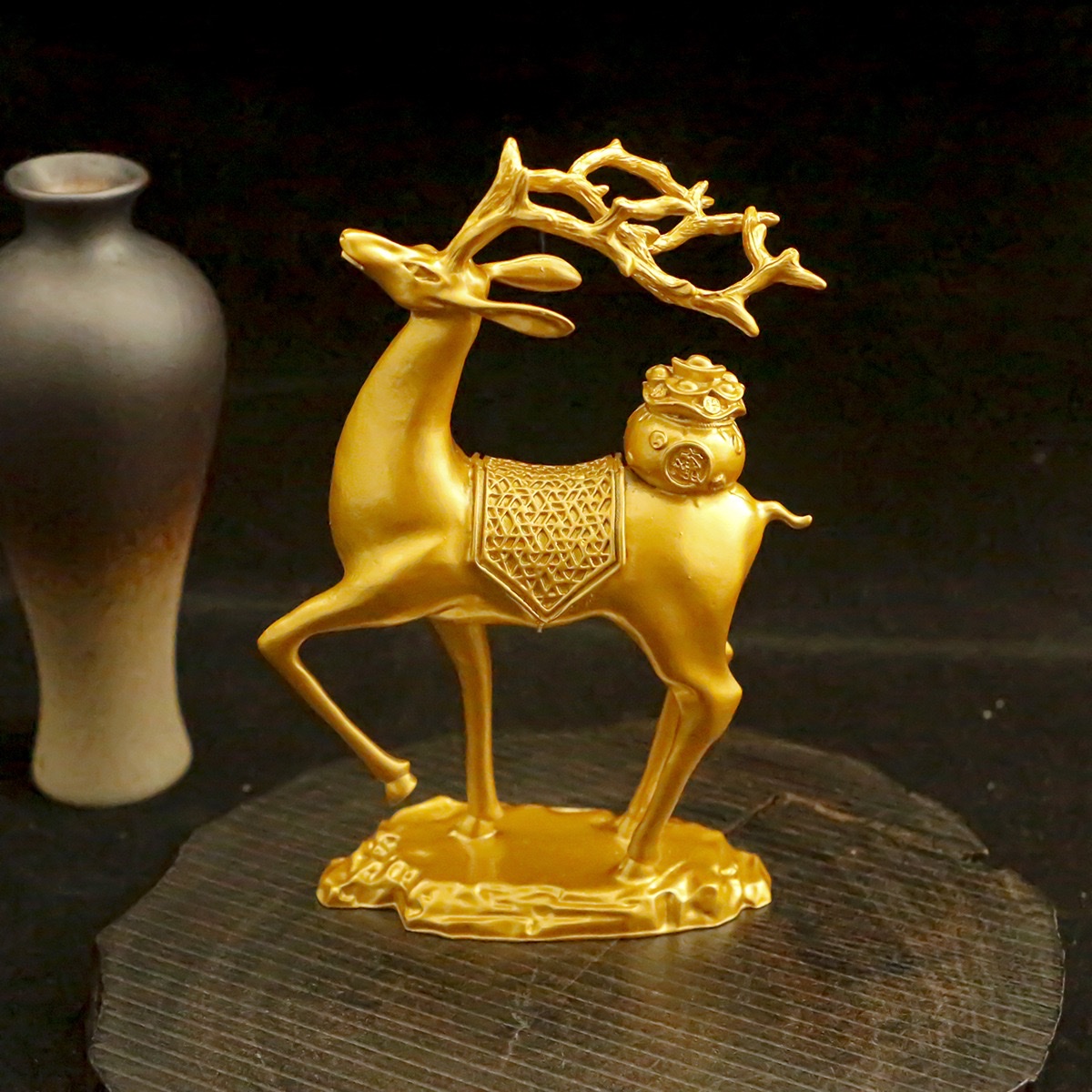 The new style of Shajin Yilu Fa CAI Ba is a household decorative item and a gift details Picture