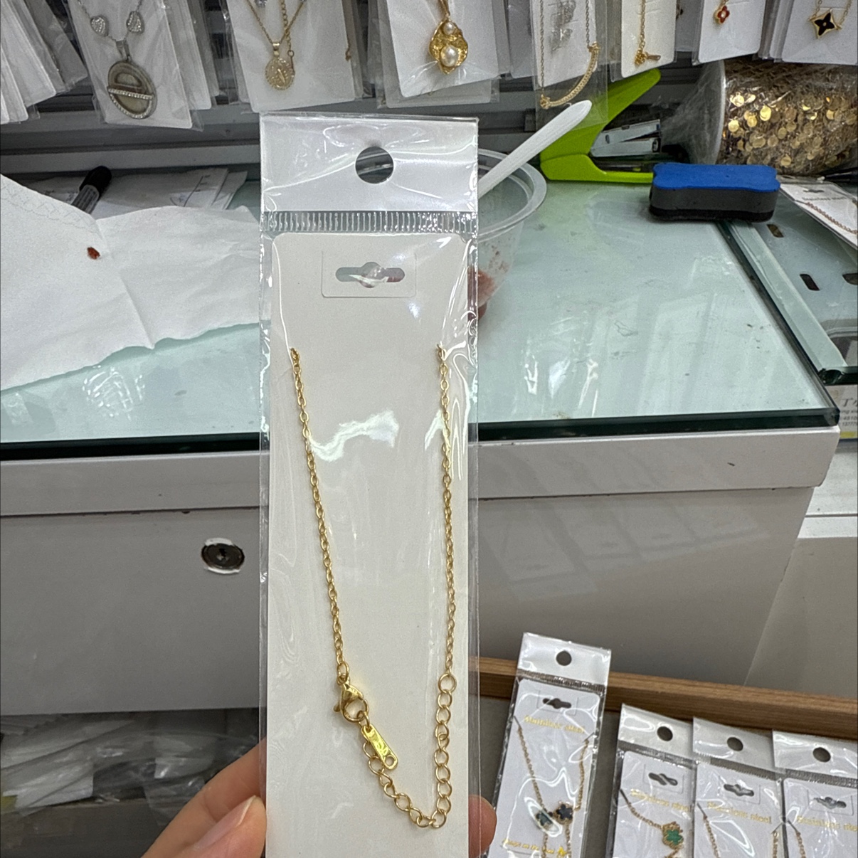 钛钢五瓣花系列饰品时尚百搭简约女士首饰品礼物不锈钢项链细节图