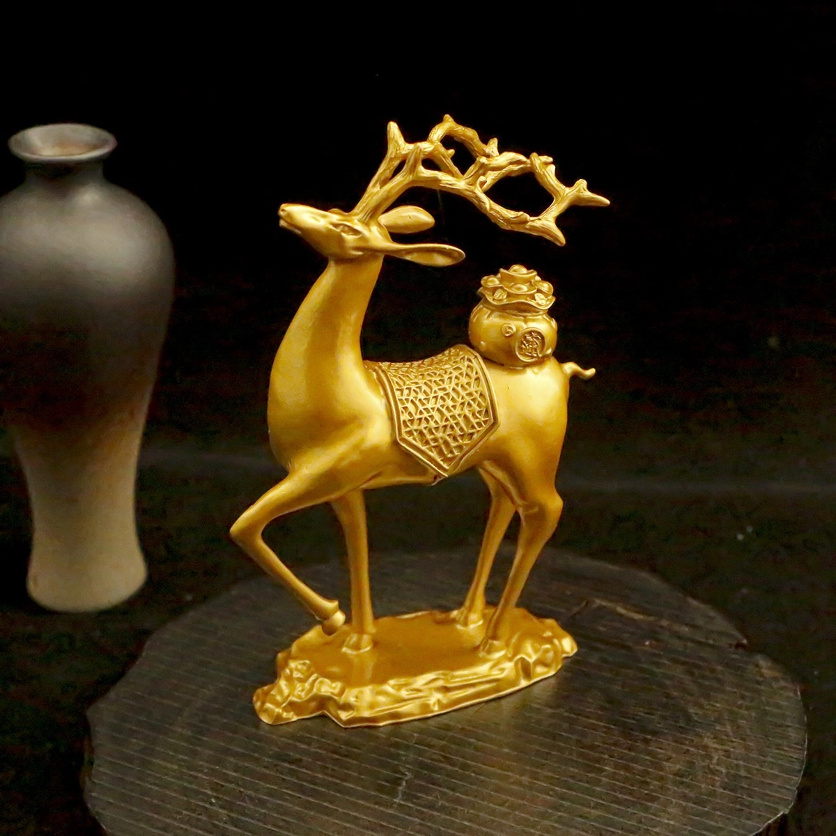 The new style of Shajin Yilu Fa CAI Ba is a household decorative item and a gift detail image 7