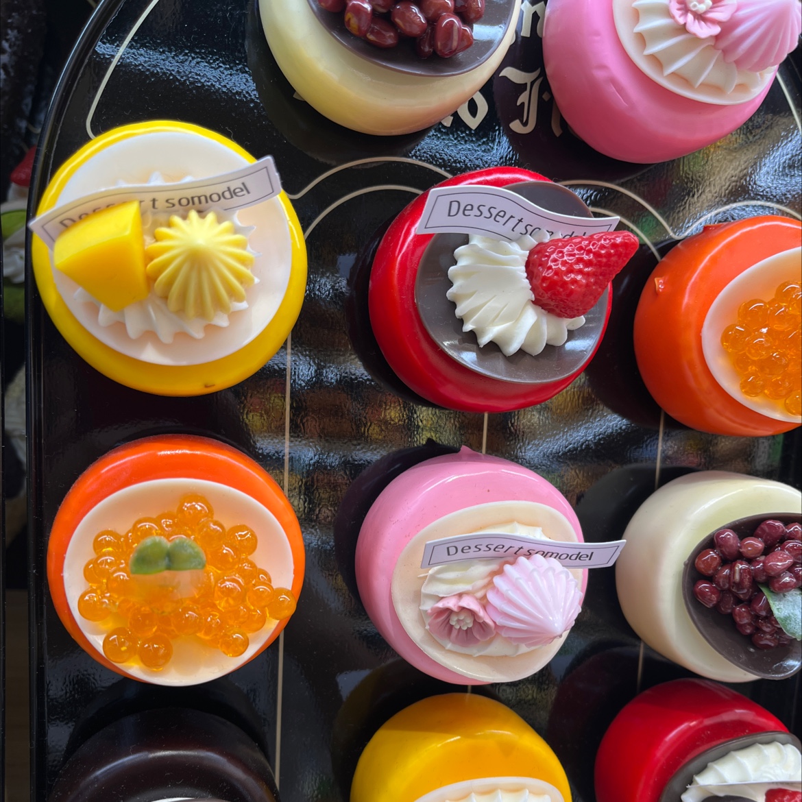 可爱蛋糕食玩摆件DIY冰箱贴水果崽对对碰趣味创意装饰食玩冰箱贴diy食玩食玩摆件详情图2