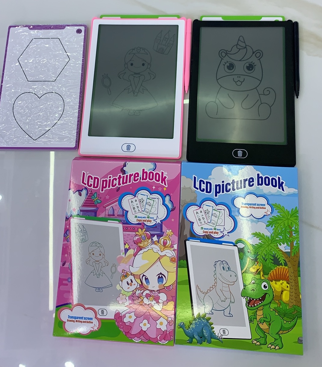 写字板 型号：WZ-8171-8172 8.5寸写字板 写字无粉尘 方便书写 防水 