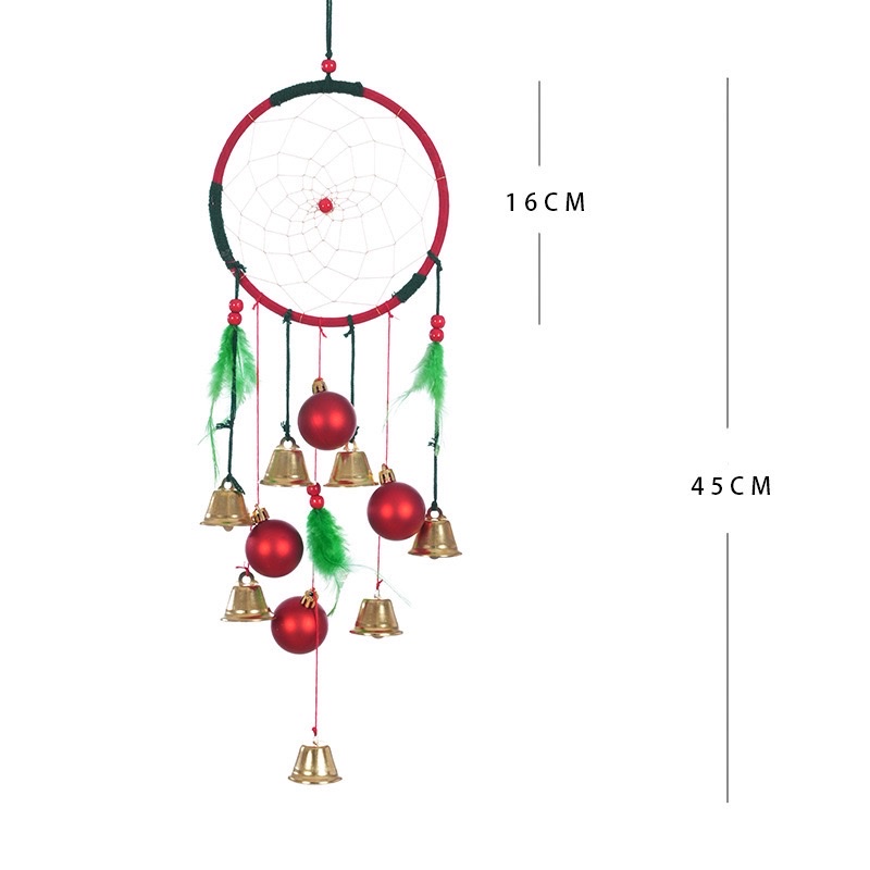 Original Christmas series dreamcatcher wind chime pendant Application Scenario