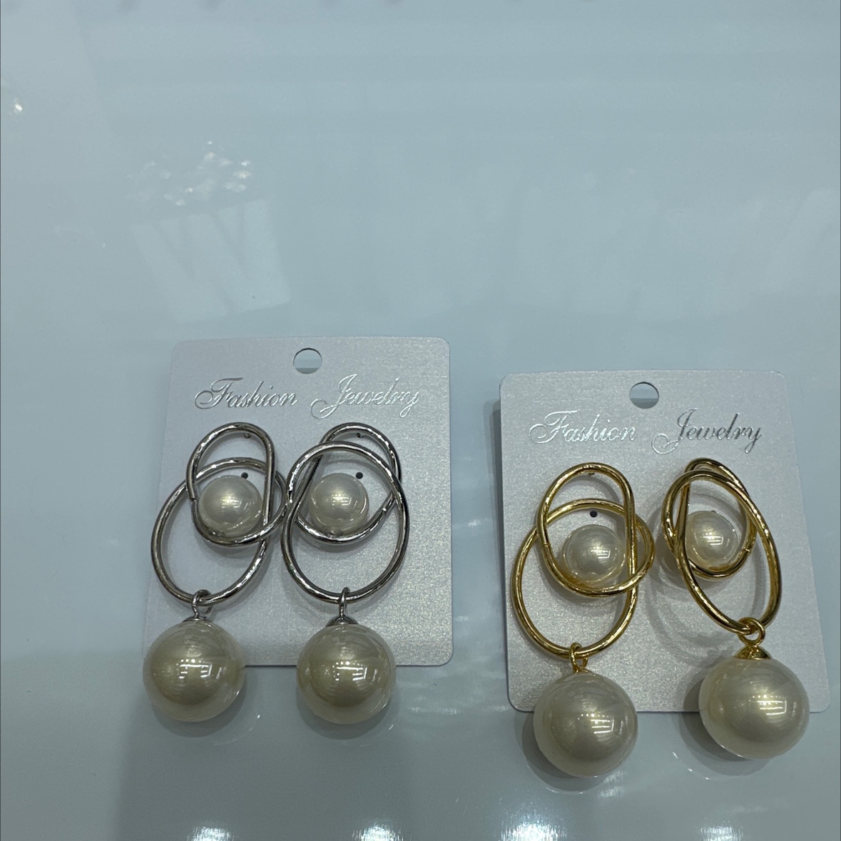 饰品耳饰珍珠耳环烧焊锆石耳环时尚气质百搭女款简约优雅新款产品图