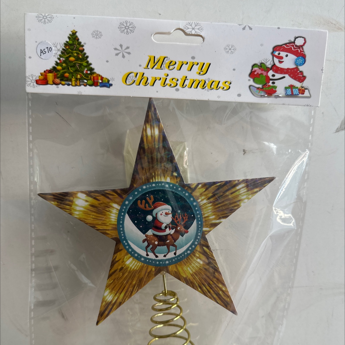 圣诞树饰品树顶星彩色图