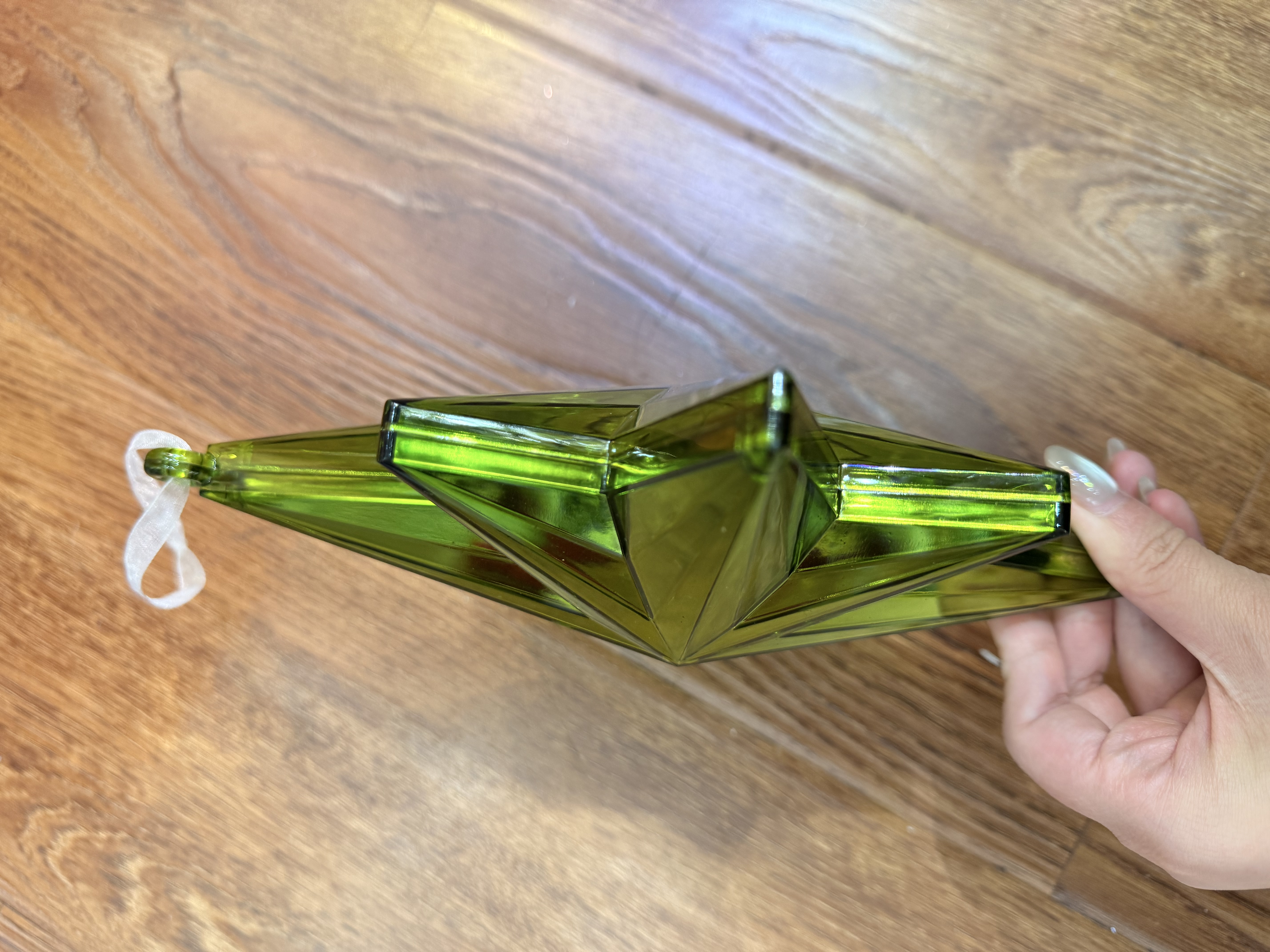 Octagonal star plastic handicrafts 3D star-shaped pendants, Christmas decorations, home furnishings, large size Application Scenario