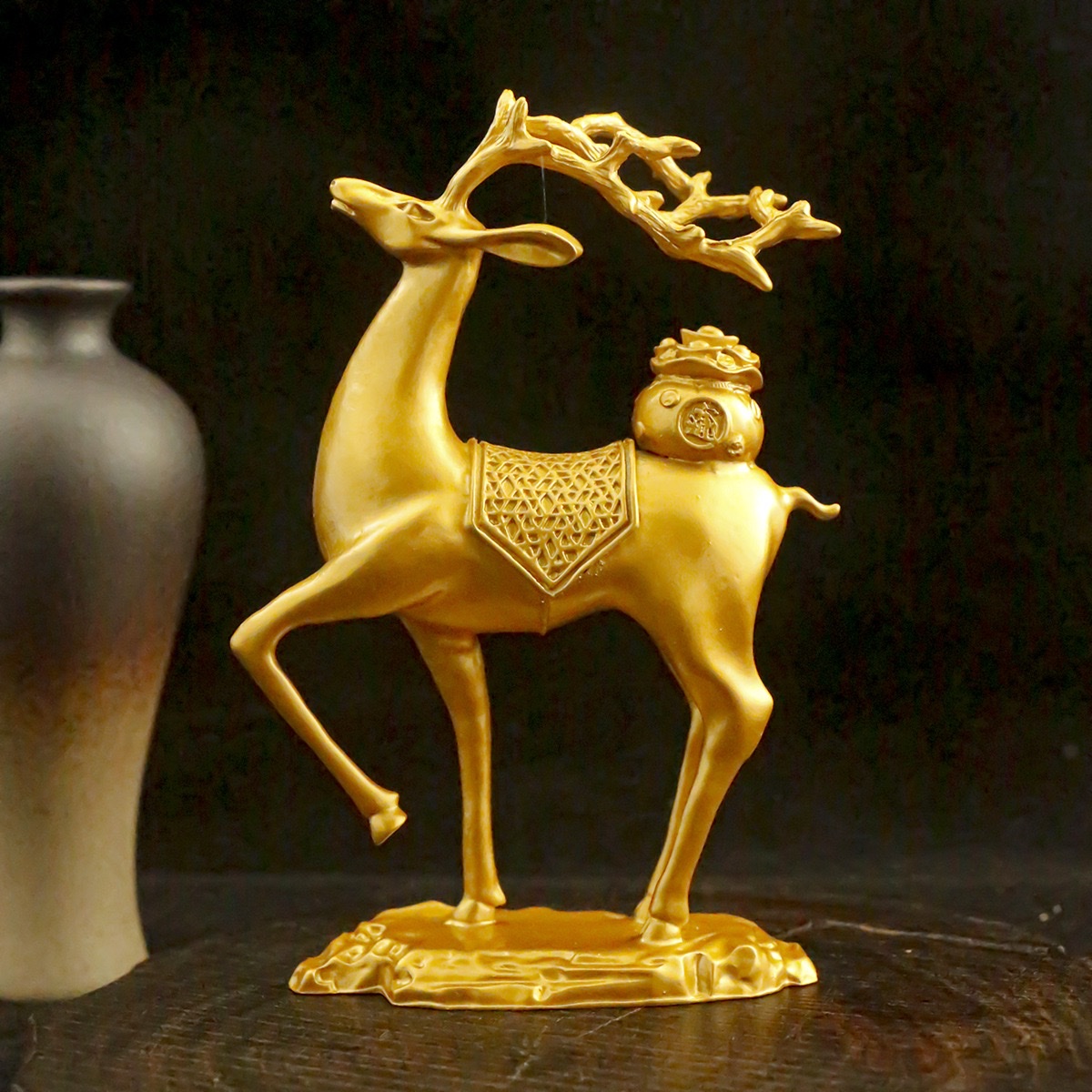 The new style of Shajin Yilu Fa CAI Ba is a household decorative item and a gift detail image 2