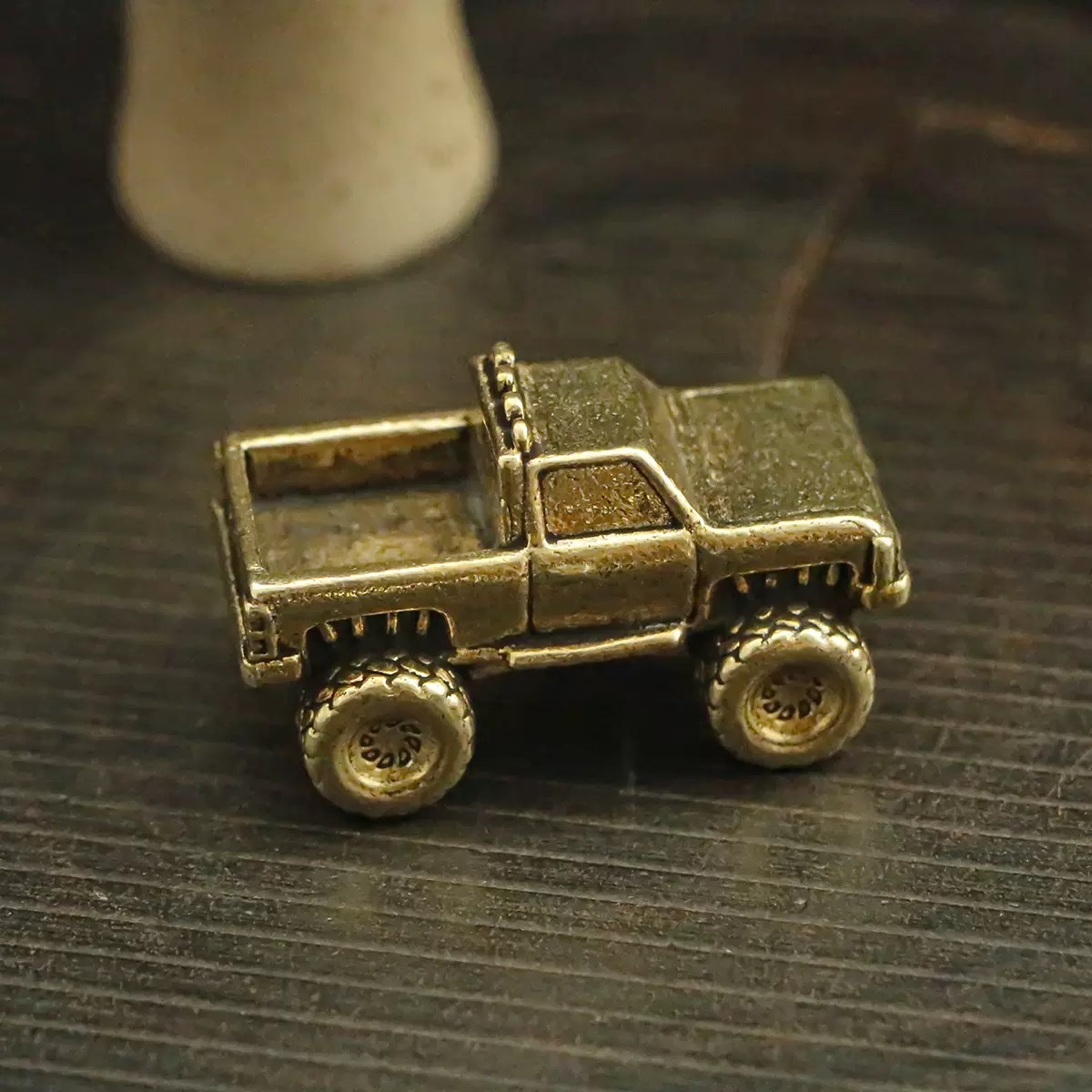 Pure copper ornaments, pickup truck mold ornaments, tea pet ornaments, gift and household small gift ornaments detail image 9