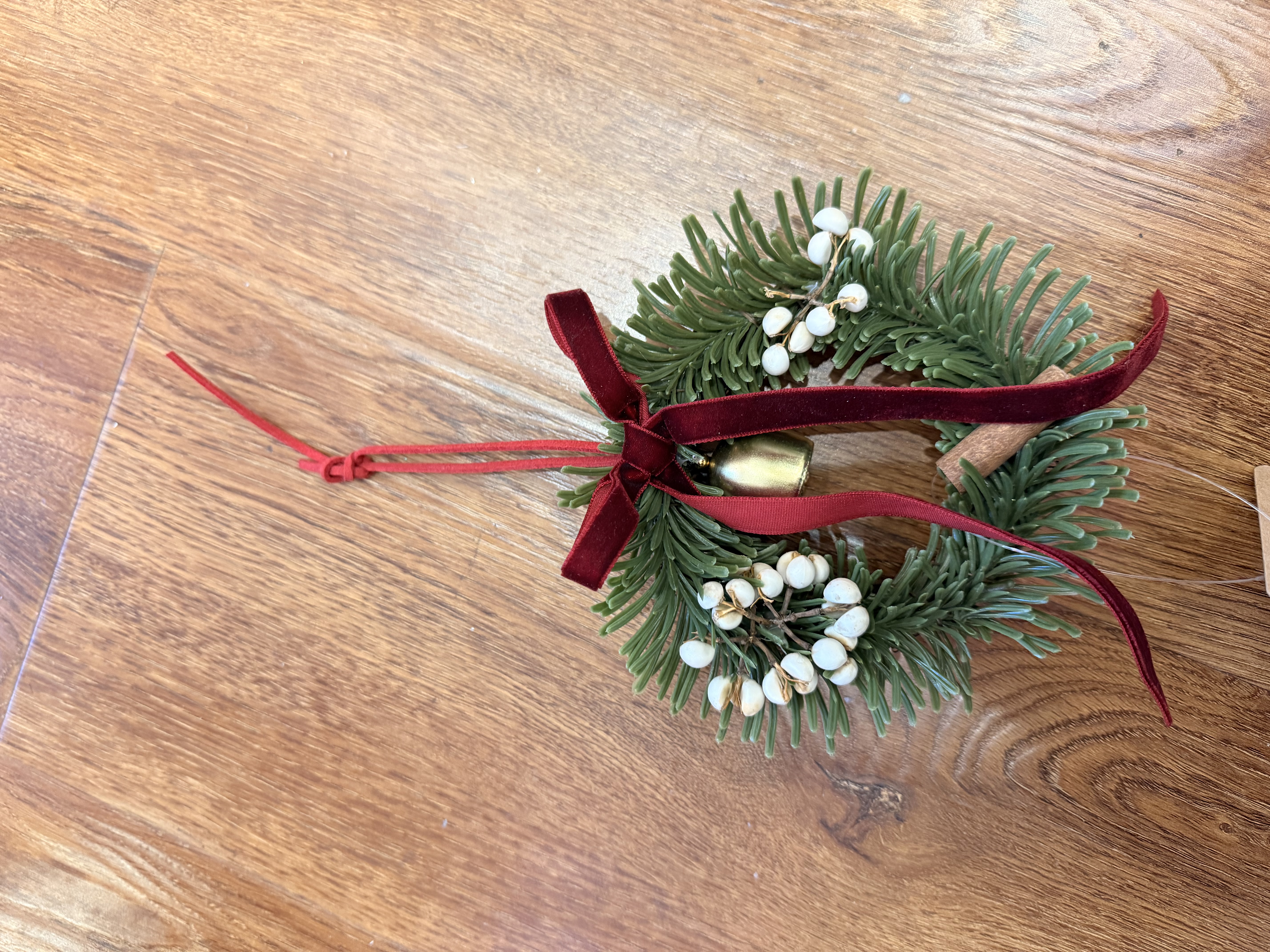 藤编蝴蝶结挂件圣诞节装饰品装扮道路节日节庆装饰品小花环挂件