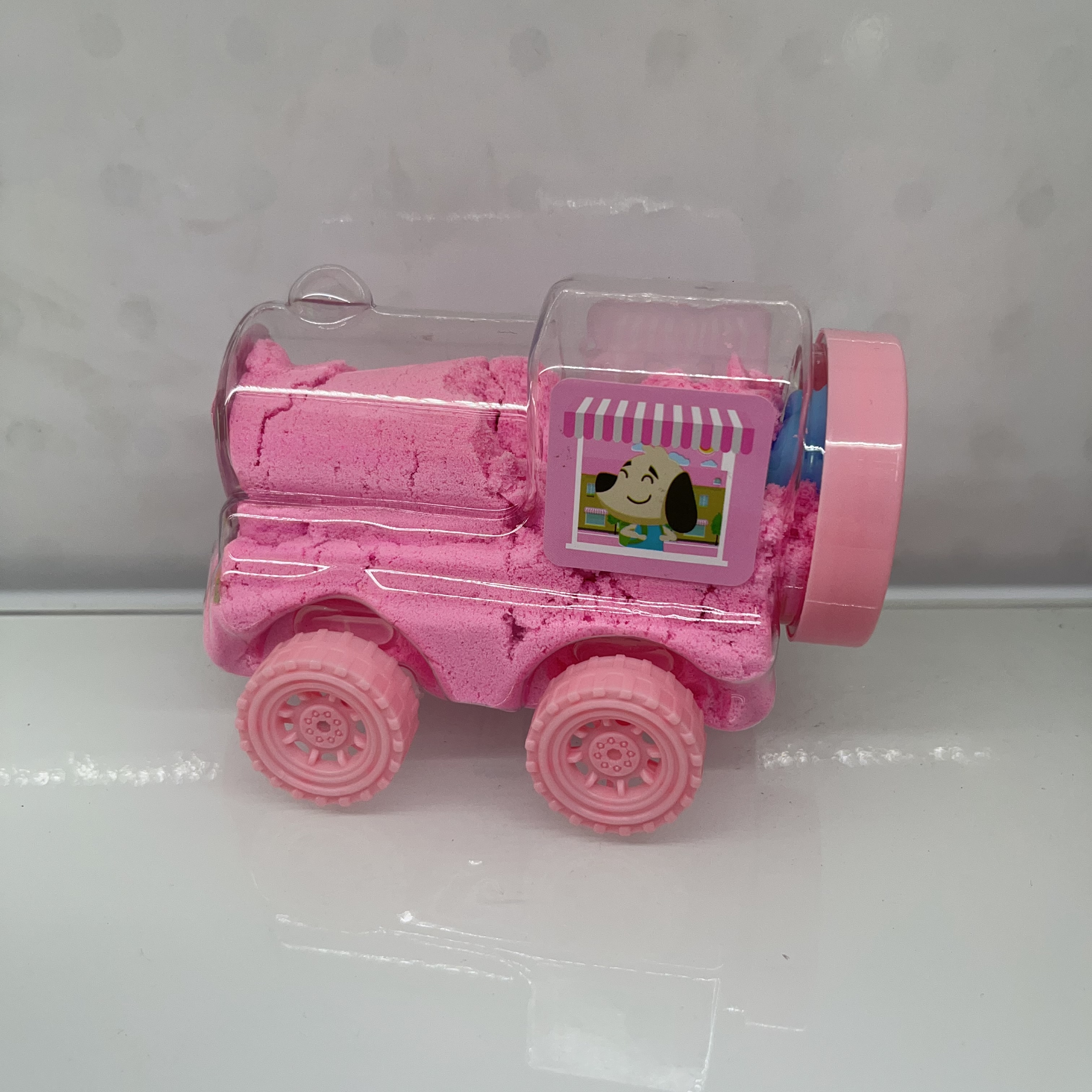 300g小火车带模具太空沙玩具沙动力沙