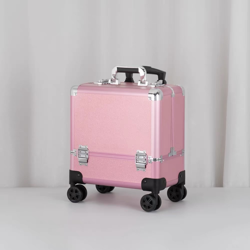 专业拉杆化妆箱纹绣化妆师跟妆工具箱纹身美甲多层便携大号