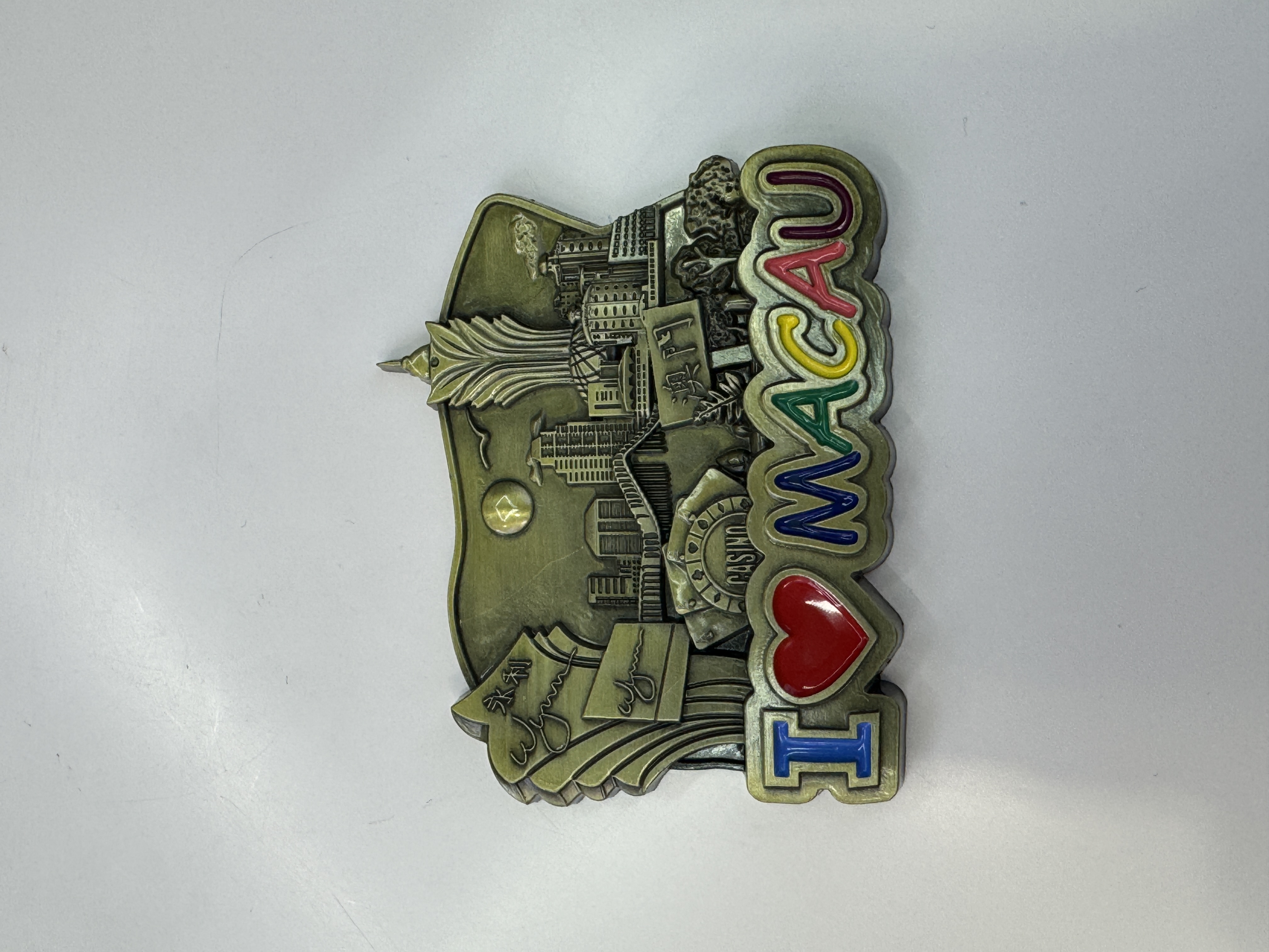 Aleación de zinc refrigerador stickers metal crafts colección crafts custom travel souvenir details Picture