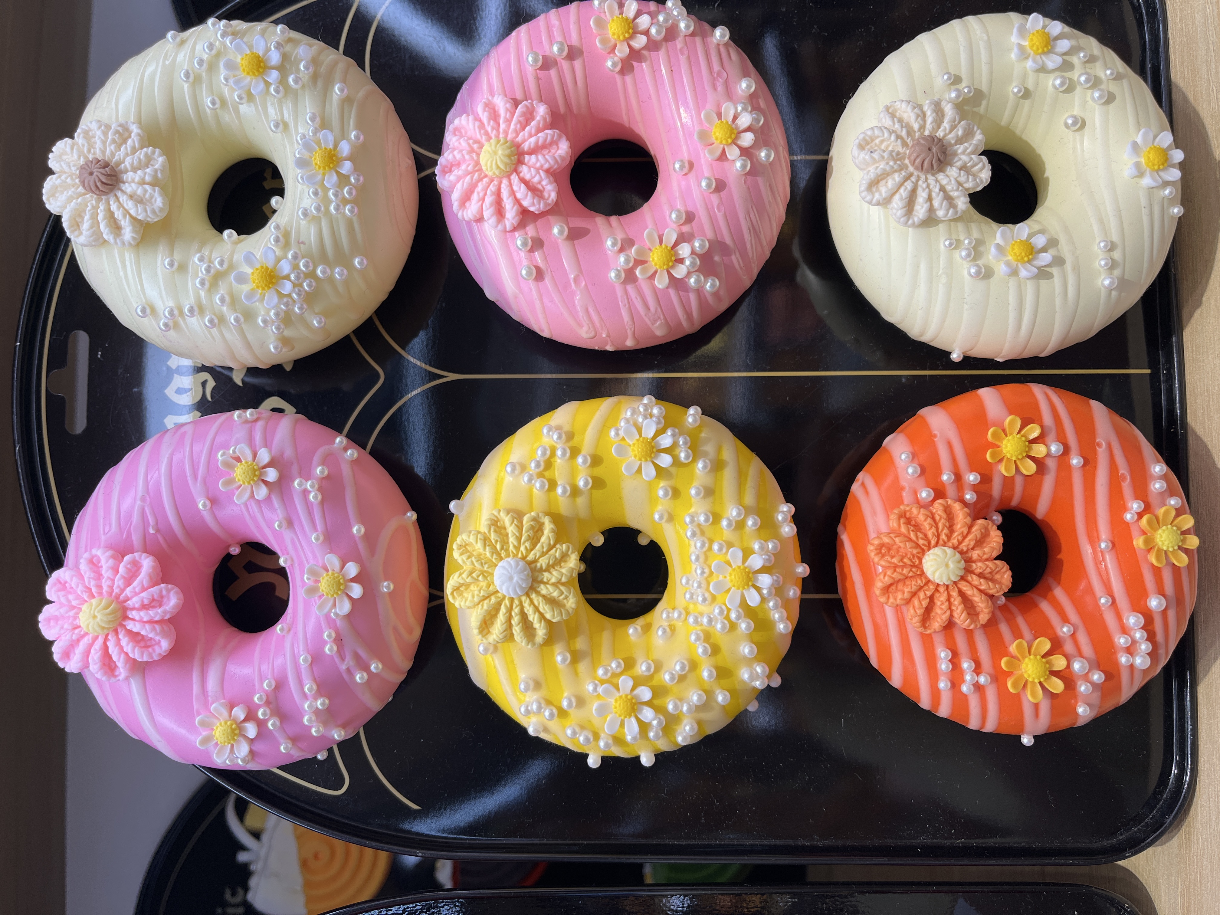 甜甜圈创意冰箱贴 食玩DIY摆件 美味甜甜圈超逼真食玩详情图4