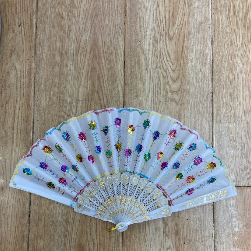 夏天扇子清凉必备折叠扇折扇塑料平板扇扇子折扇子