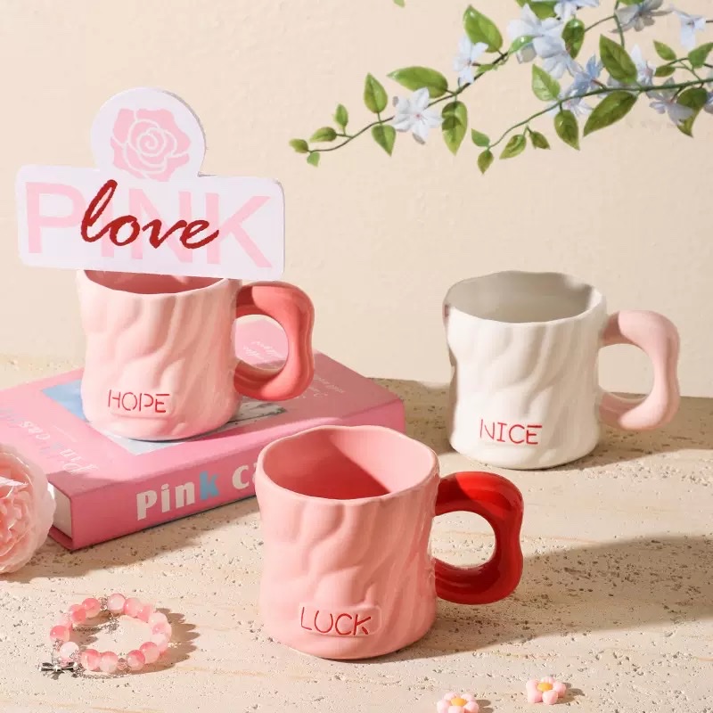 玻璃水杯随行杯带便携透明耐热玻璃杯子办公家用水杯350ml