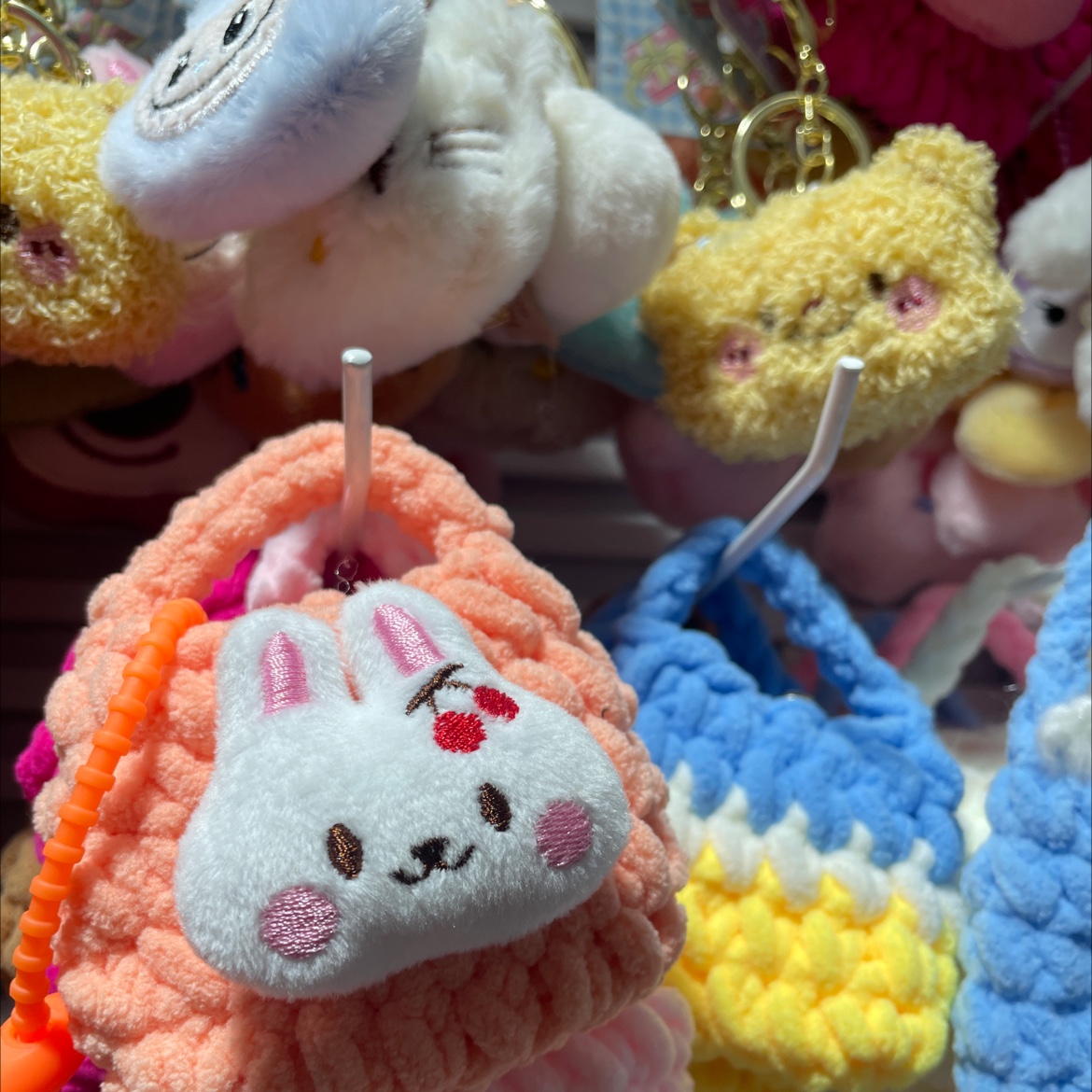 PU儿童零钱包挂件手提珍珠包文创礼品套盒可爱钥匙链饰品礼品赠品详情图3