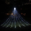 LED five-pointed star waterfall light, Christmas courtyard decoration, trailing star light, outdoor star atmosphere light string, Christmas tree, Christmas supplies details Picture