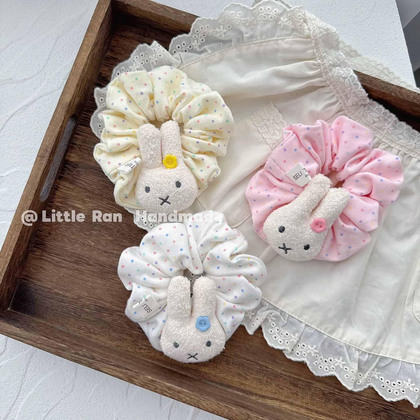 Little Ran Miffy Rabbit Hair Accessories Children's Cute Cartoon Hair Bands Rabbit Hair Clips Girls' Cute Baby headwear Hair bands Specification image