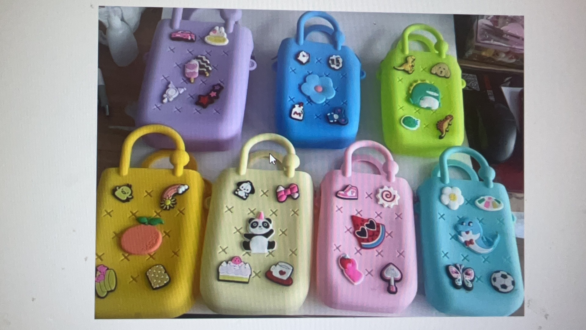 硅胶零钱包儿童包儿童玩具硅胶包斜挎包手提包详情图2