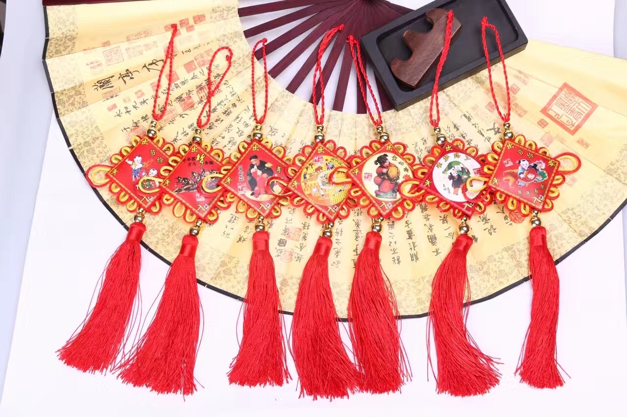 Chinese Dream sachets, car pendants, bag pendants, car sachets details Picture