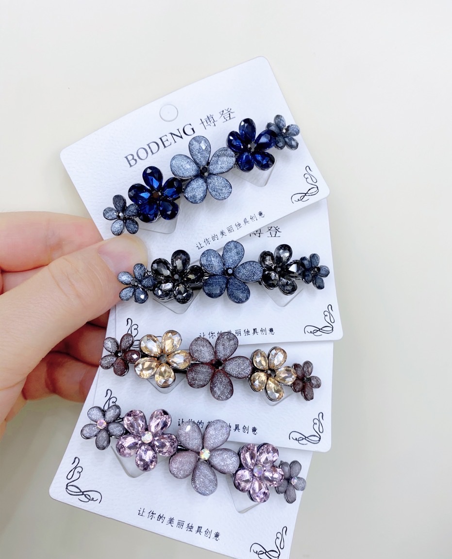 水钻发卡批发滴油发夹时尚发饰多款可选女款发饰品