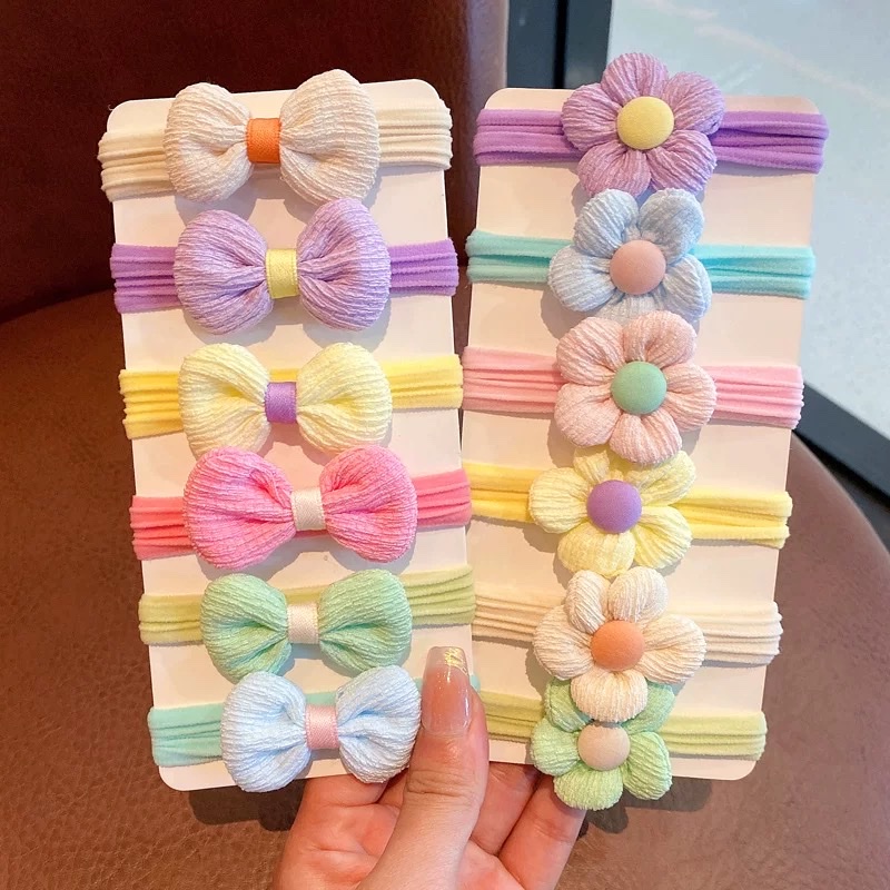 毛巾圈儿童发绳不伤发扎头绳女童橡皮筋发圈头饰小女孩扎马尾可爱