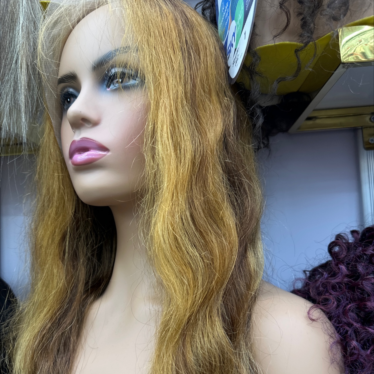 Real golden hair Specification image