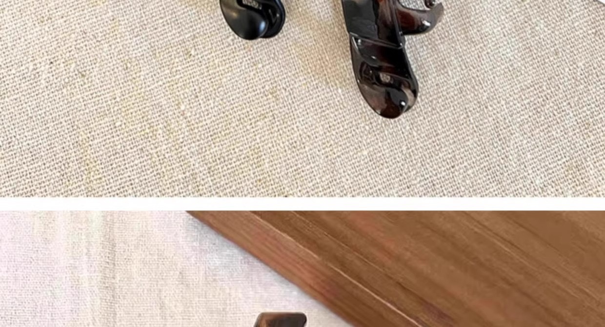 A 13cm large high ponytail clip with a natural and fluffy look that increases hair volume. A banana clip with teeth at the back of the head and anti-slip vertical clip detail image 4