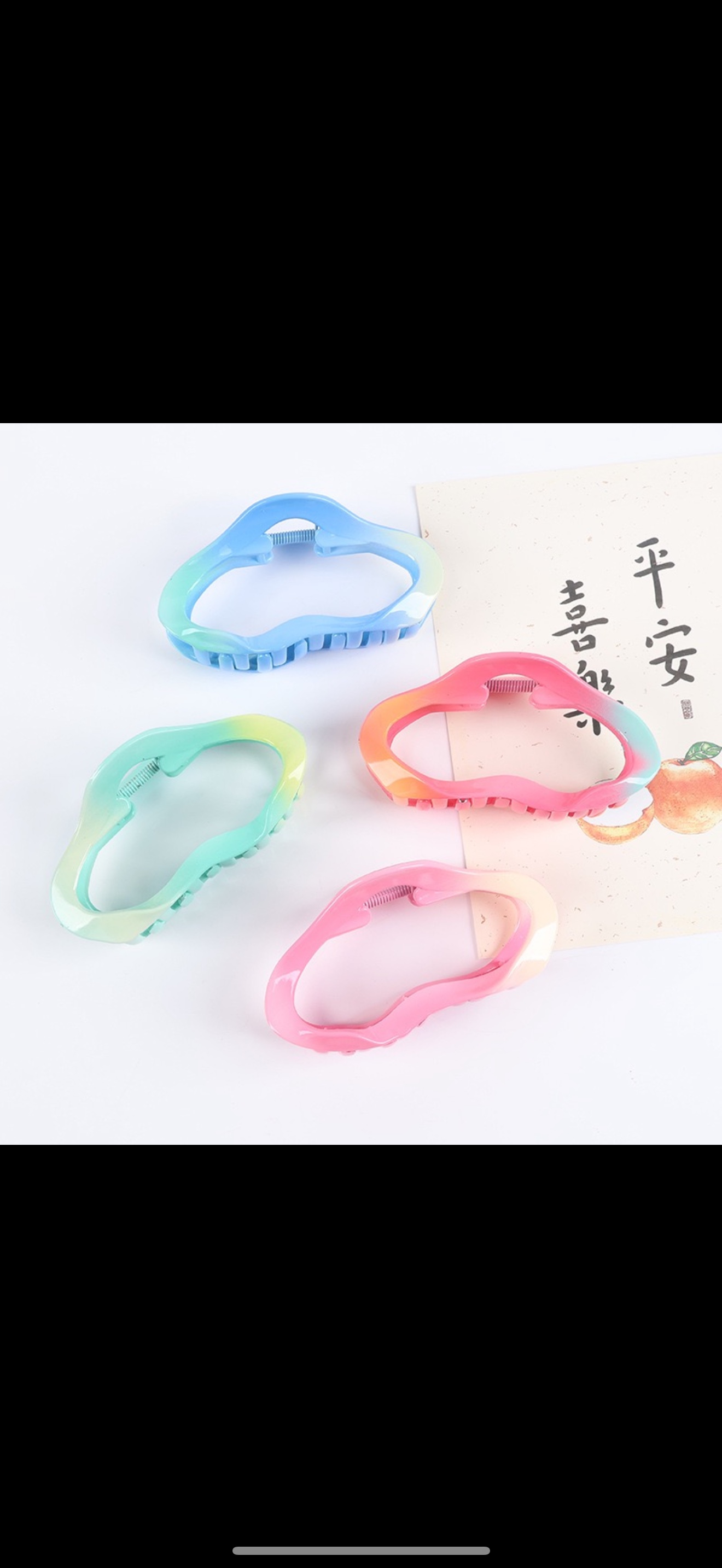 发夹抓夹滴油发卡蝴蝶结发饰发型夹发饰品简约百搭发卡夹发夹套装