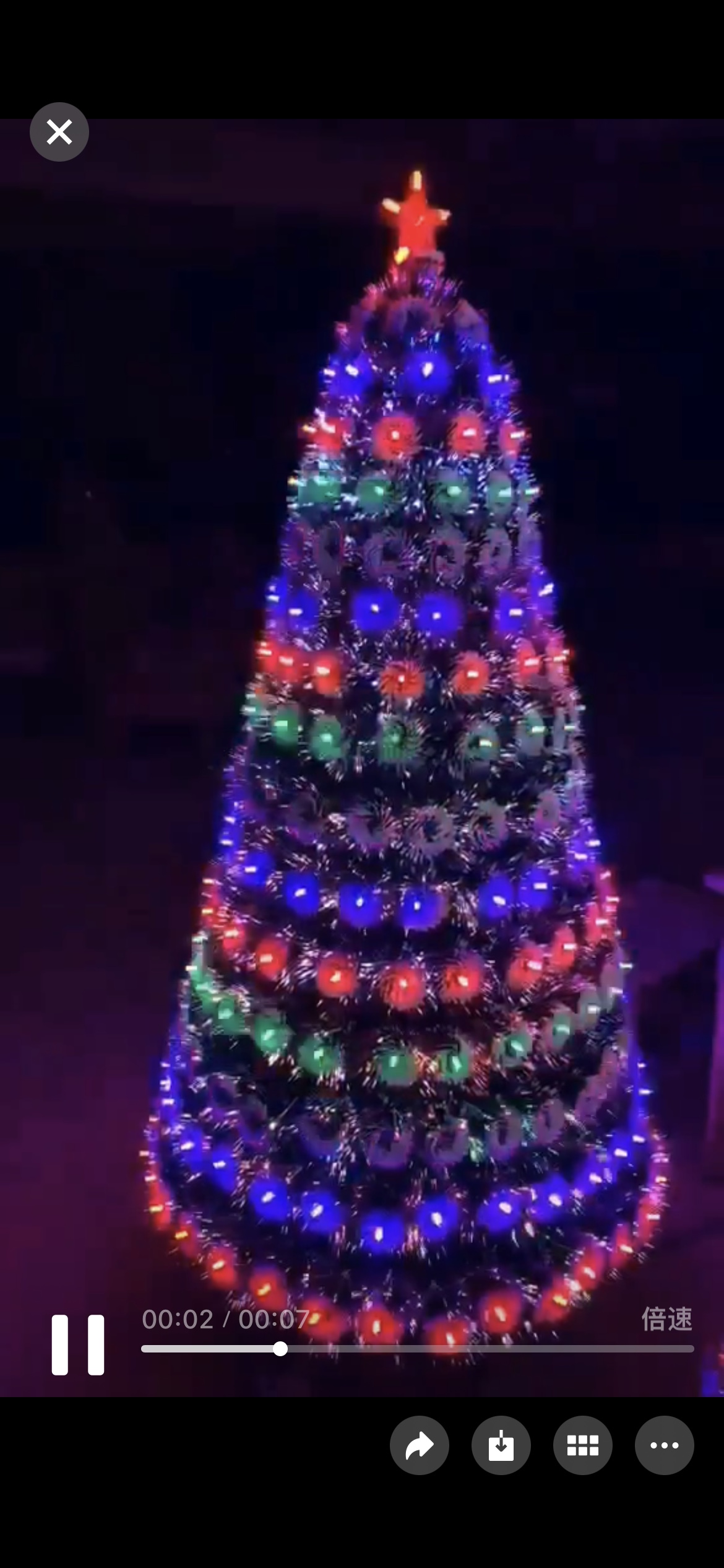 L E D 圣诞树给予我们希望与温暖，愿你的圣诞节充满快乐细节图