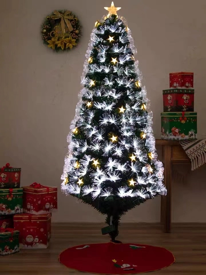 The Christmas tree decorated with colorful lights illuminates your beautiful wishes in your heart. detail image 2