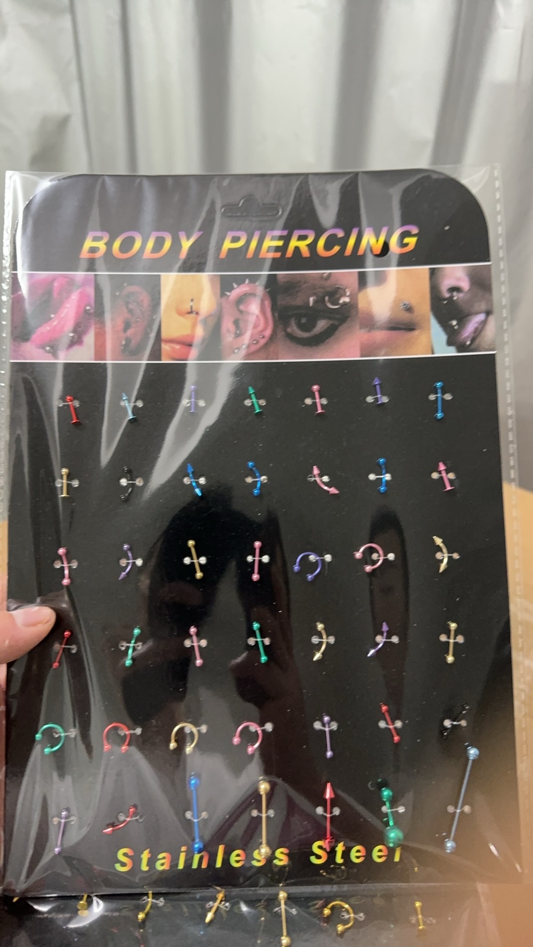 脐钉珠链时尚性感肚脐饰品个性创意女生潮流配饰男女通用简约款产品图