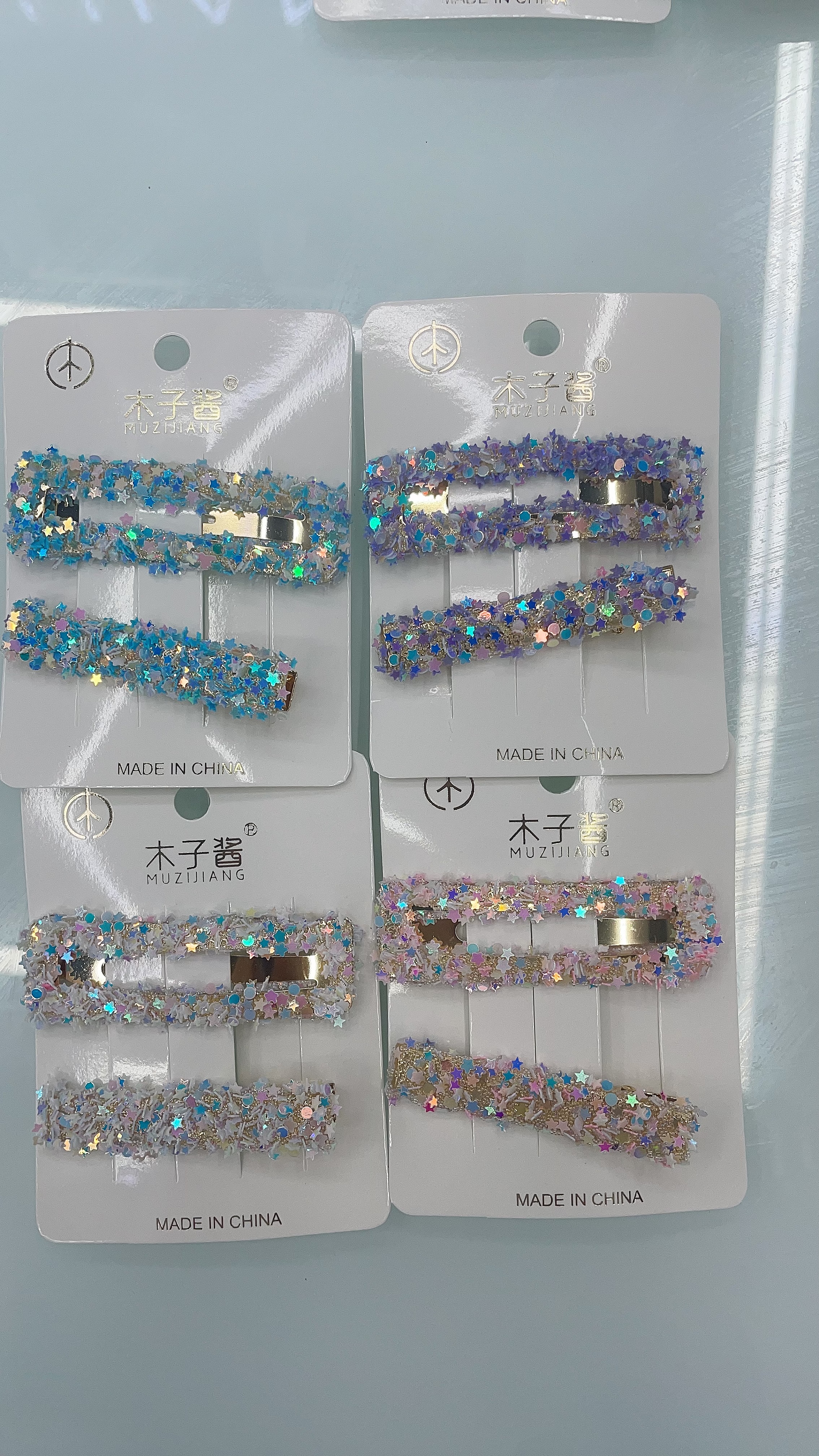 可爱炫彩发夹少女心百搭日韩发卡学生卡通头饰女发卡