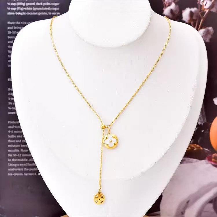 项链沙金不锈钢项链