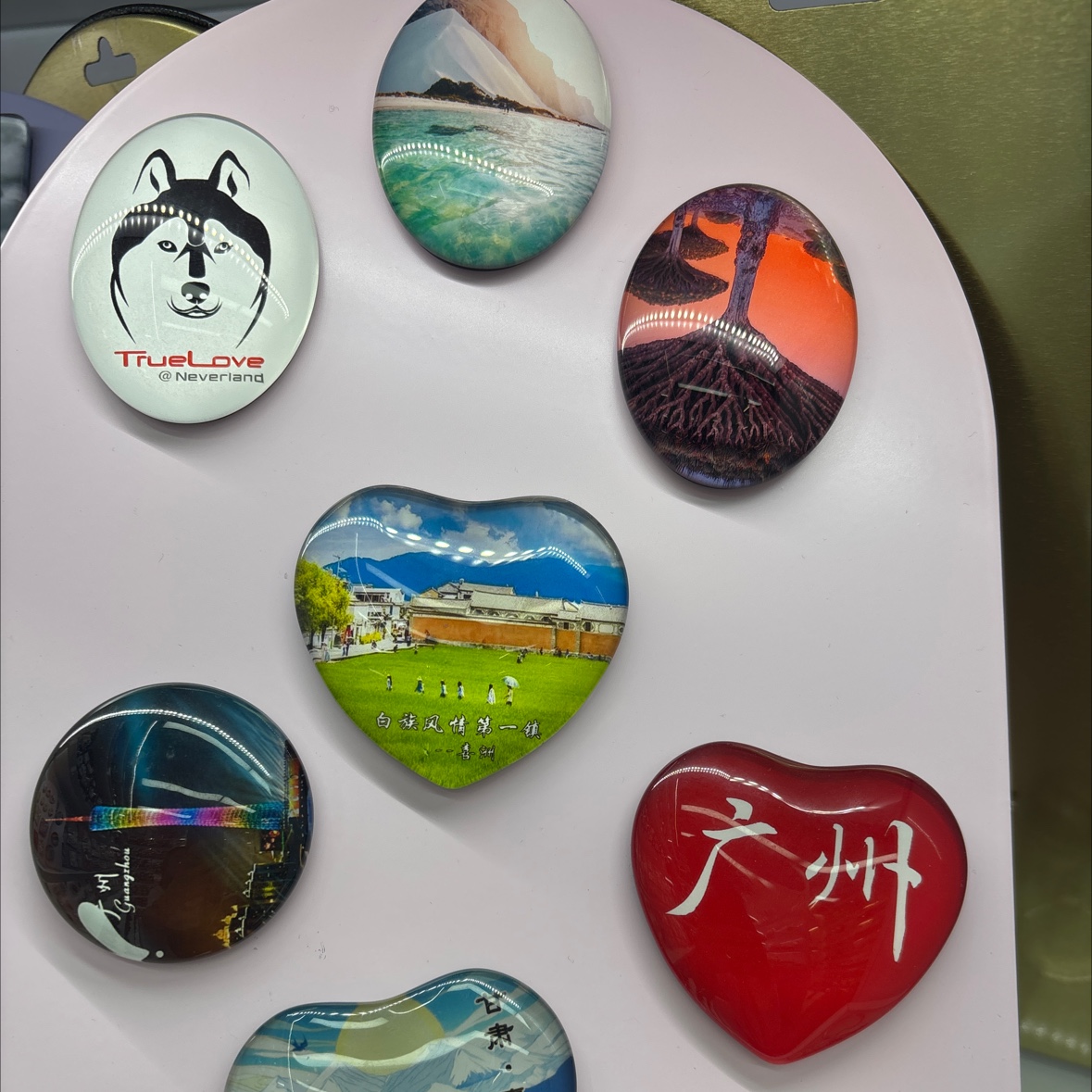 文创树脂冰箱贴食玩冰箱贴旅行磁铁创意家居装饰品