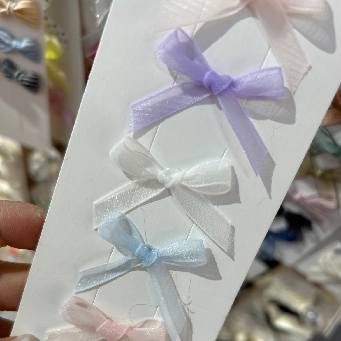 Xinming Craft flower making, milk yarn bow, bow Santa Claus accessory decoration accessories, DIY headwear accessories, bow accessories details Picture