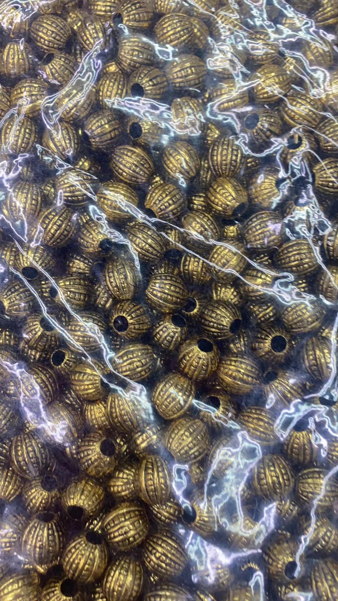 海星滴油合金配件流苏装饰沙金配件时尚潮流饰品配件创意设计