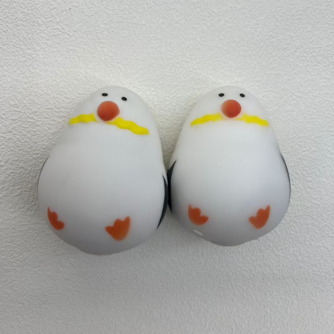 面粉 捏捏乐 企鹅造型玩具 解压玩具 新奇特 可爱玩具 生产厂家 外贸新款 塑料袋包装 趣味玩具 