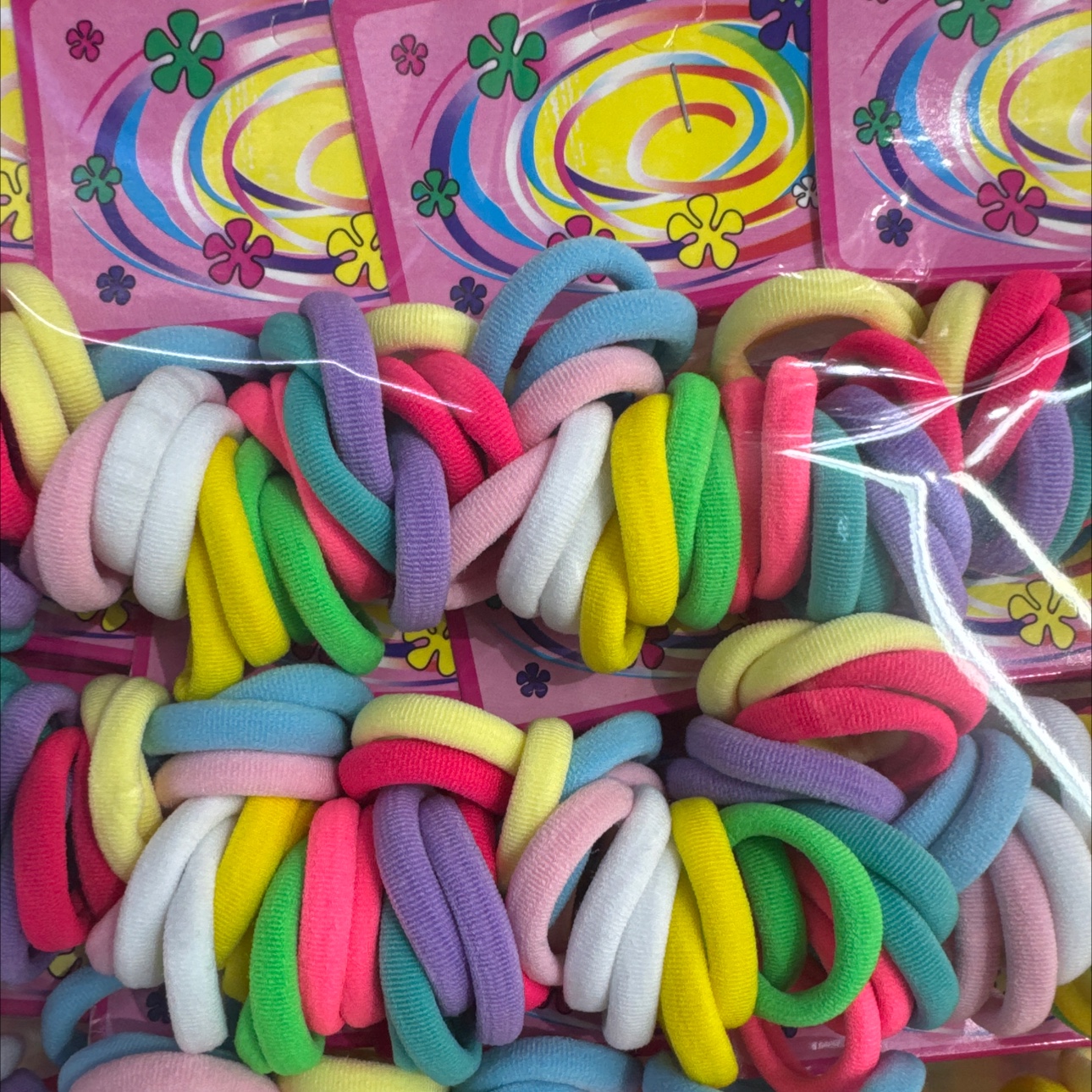 发圈 小孩发圈 爆款小尼龙圈 弹性好 款式多样 可选择发圈头绳饰品