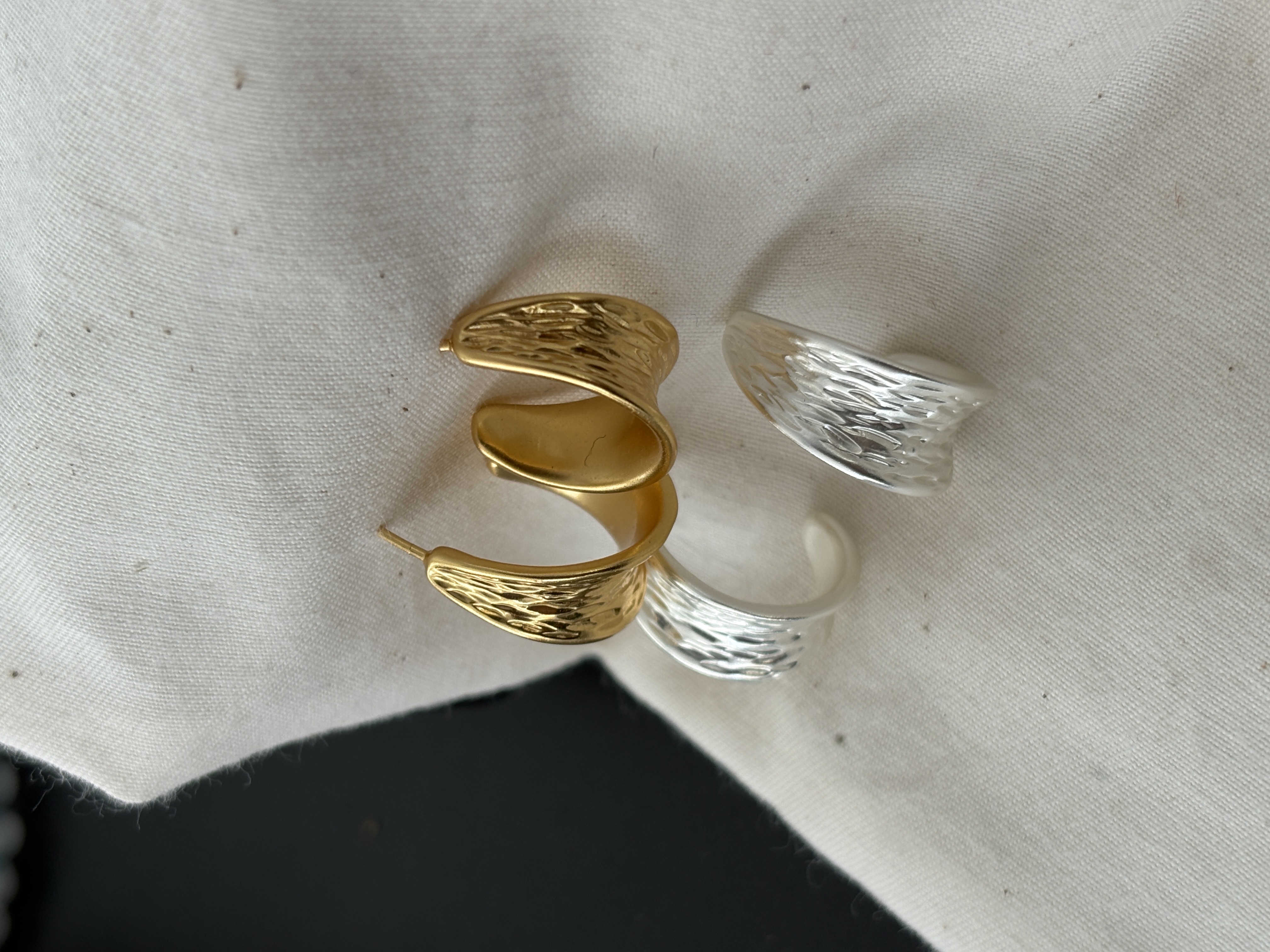 925 silver needle gilding craft earrings and jewelry, real gold electroplated jewelry details Picture