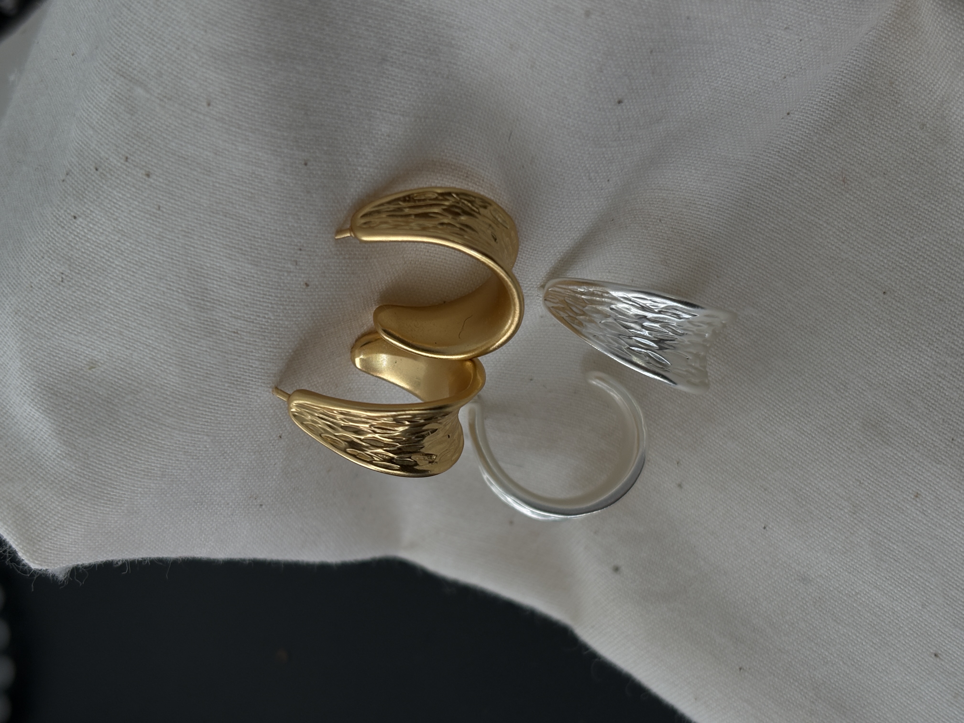 925 silver needle gilding craft earrings and jewelry, real gold electroplated jewelry