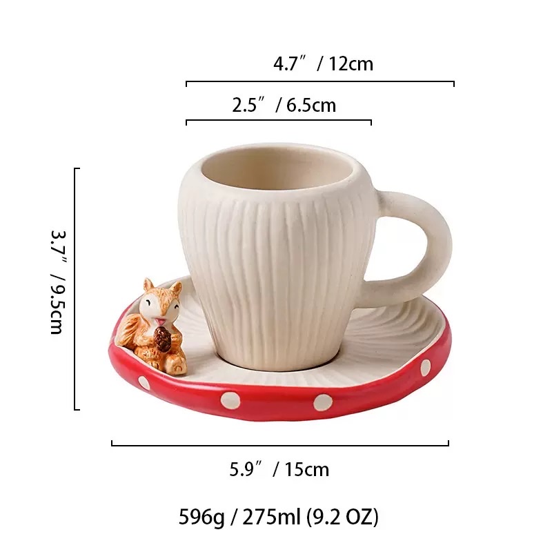 Nuevos modelos INS wind girl heart underglaze color alto nivel de apariencia cerámica rojo champiñones cubiertos tazas cuenco de arroz cuenco de fideos cuenco de ensalada detail image 11