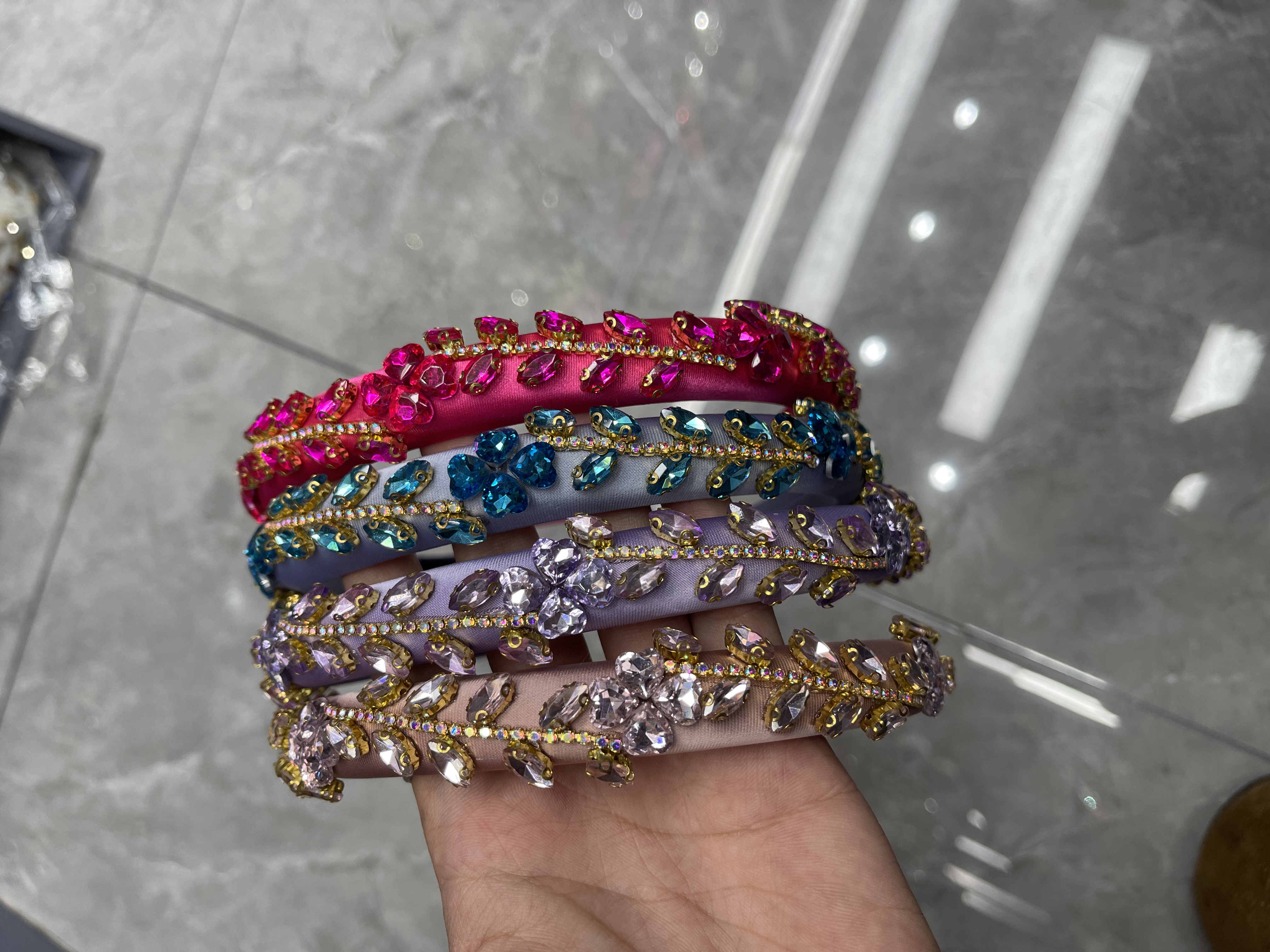 时尚头箍发箍女士韩版拼接头饰发饰发箍发箍女士拼接韩版