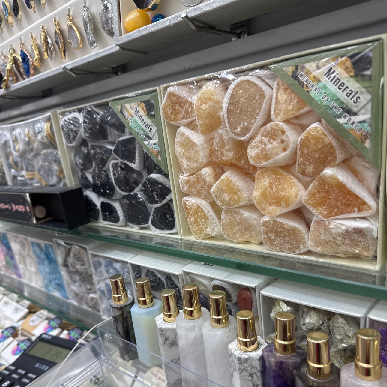 石头配件，香薰石项链项链锆石项链不锈钢项链沙金细节图