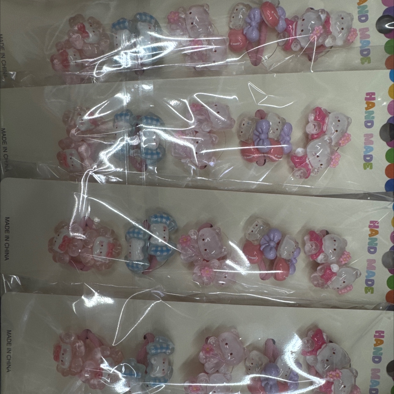 儿童发饰皮筋发圈 宝宝儿童百搭饰品 头饰装饰品 女性发圈发绳可爱百搭新款发饰
