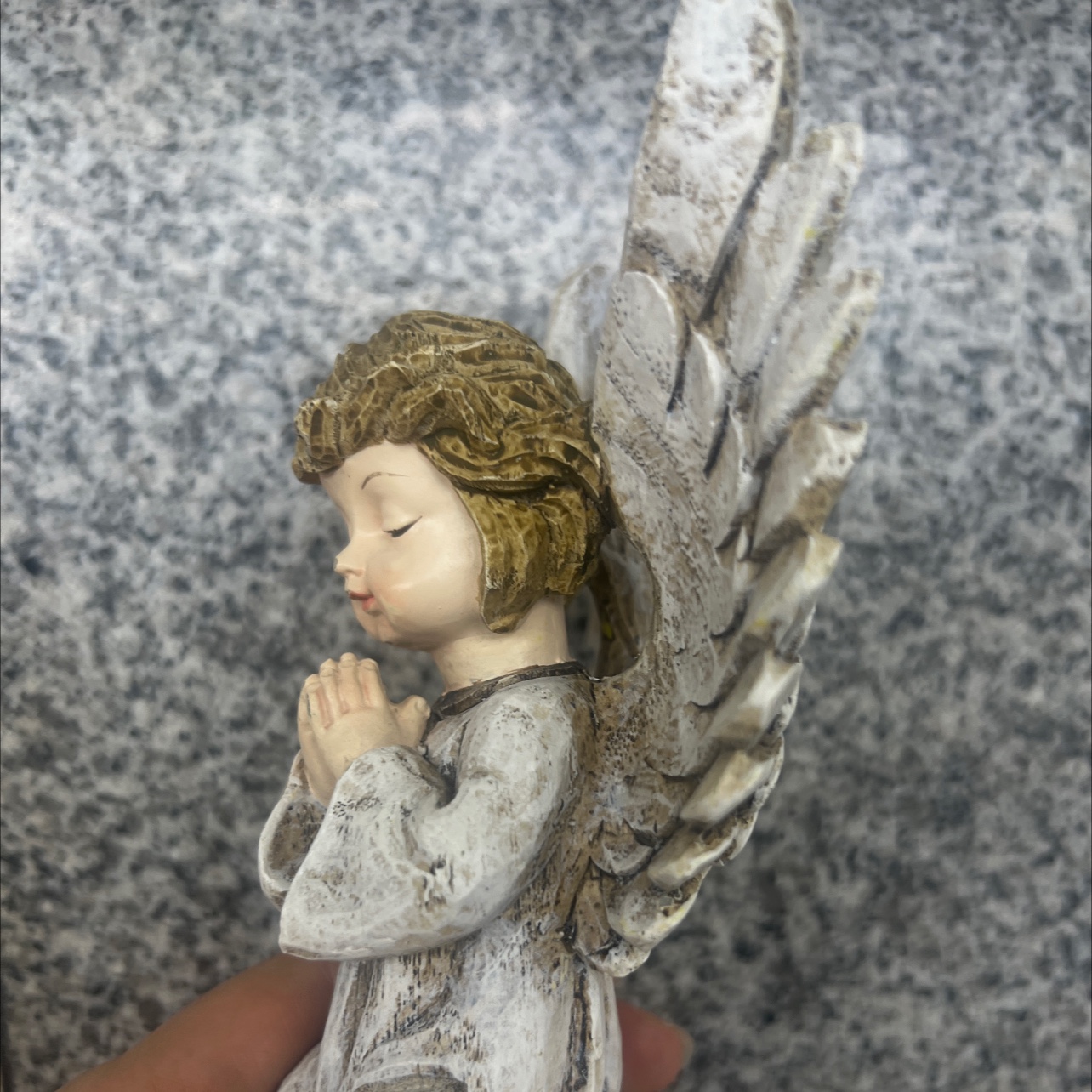 Angel-painted handicrafts details Picture